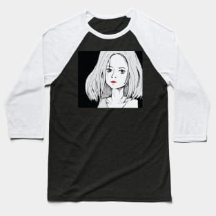 Portrait girl Baseball T-Shirt